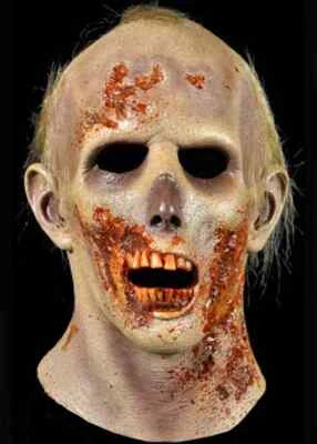 RV Screwdriver Walker Mask Walking Dead Zombie Halloween Adult Costume Accessory - Image 1 of 2