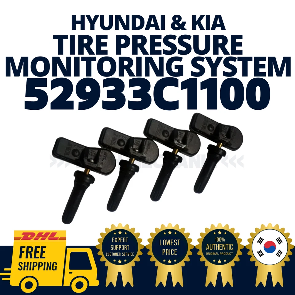 Sensor de sistema de monitoreo de presión de neumáticos genuino OEM Hyundai Kia envío urgente Foto 1 de 1