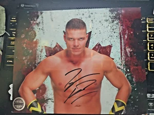 TYSON KIDD Signed Autograph 8x10 Photo Pro Wrestling Crate Tees - Picture 1 of 5