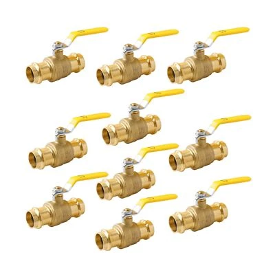 Paquete de 10 accesorios de válvula de bola de prensado de 3/4" WHK accesorios de válvula de bola de prensa profesional para P... Foto 1 de 4