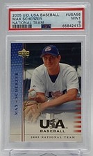2005 Upper Deck USA Baseball Max Scherzer Rookie card PSA 9 Mint