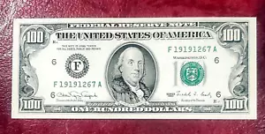 1990 $100 ATLANTA FEDERAL RESERVE NOTE ~ SUPERB MARGINS GEM CRISP UNCIRCULATED - Picture 1 of 2