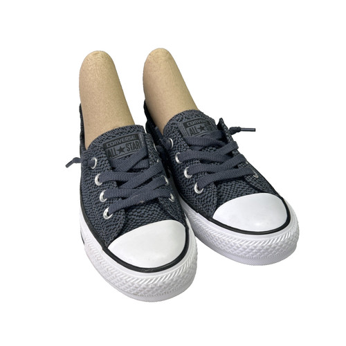 Sneakers Converse Chuck Taylor All Star donna 7 nere grigie digitali slip on usate in ottime condizioni