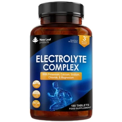 Electrolytes Complex 180 High Strength Electrolyte Tablets - Essential Minerals - Image 1 of 4