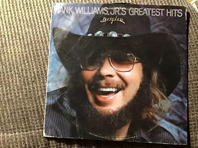 HANK WILLIAMS JR’S GREATEST HITS 1982 LP WARNER BROS PRINT 10TRX VINTAGE VINYL  - Image 1 of 4