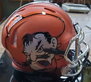 NICE Custom Oklahoma State Cowboys Speed Mini Helmet Riddell Football Unsigned - Picture 1 of 5