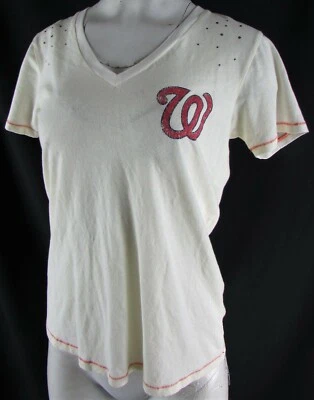 Washington Nationals MLB Touch Women's V-Neck Shirt - Image 1 of 4