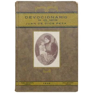 Juan de Dios Peza / Devocionario de mis nietos 1st Edition 1930 - Imagen 1 de 3