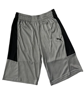 Puma Boy's Shorts Grey/Black Size: XL Athletic, Basketball, Soccer - Picture 1 of 6