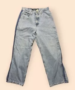 Jeans vintage IOU años 90 para hombre 30 X 30 azul patinador de colección holgados años 90 - Imagen 1 de 4
