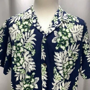 Royal Creations Made in Hawaii Button Up Camp Shirt Mens XL Aloha Welt Pocket - Picture 1 of 10