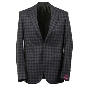 Sartoria Partenopea Green-Gray Check Wool-Cashmere Sport Coat 38R (Eu 48) - Picture 1 of 8