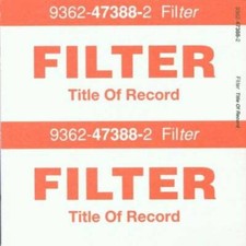 Title of Record - Audio CD By Filter - VERY GOOD