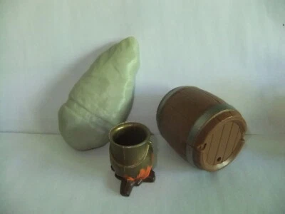 Play Asterix - Toy Cloud - Hinkelstein, Fass und Kochtopf - Selten & RAR - Bild 1 von 4