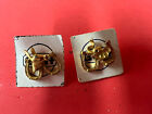 Gulf Oil Co. Political 'cuff links' golden Vintage  jewelry - 