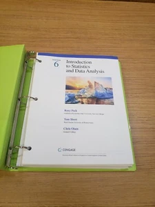 Introduction to Statistics and Data Analysis 6th Edition LOOSELEAF FREE SHIPPING - Picture 1 of 10