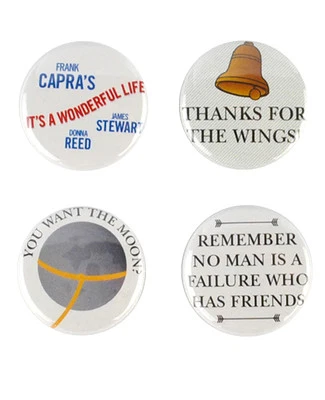 It's a Wonderful Life Button Set! Christmas, James Stewart frank capra - Image 1 of 3