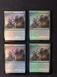 MTG Split the Spoils FOIL Playset Baldur's Gate NM/M Pack Fresh - Picture 1 of 2