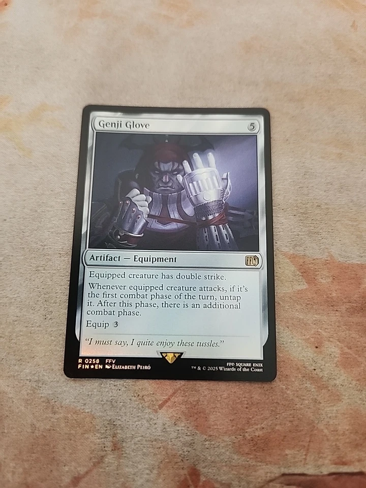 Genji Glove Foil Final Fantasy MTG NM - Image 1 of 1