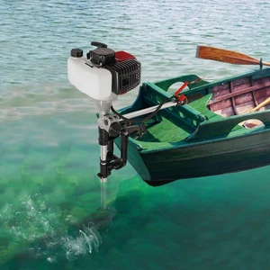 Außenborder Bootsmotor 18,7 lbs Gewicht 850 ml Kraftstofftank tragbares Design Angeln - Bild 1 von 17