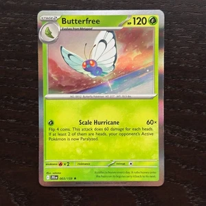 Butterfree 003/159 Pokemon Journey Together SV09 Rare Holo Card NM - Picture 1 of 2