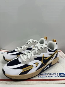 Nike Wmns Jam ‘White Midnight Navy Gold’ FN0314 100 Size 12 / Men’s Size 10.5 - Picture 1 of 8