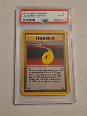 Devolution Spray 1999 Base Set PSA 8 NM - Image 1 of 2