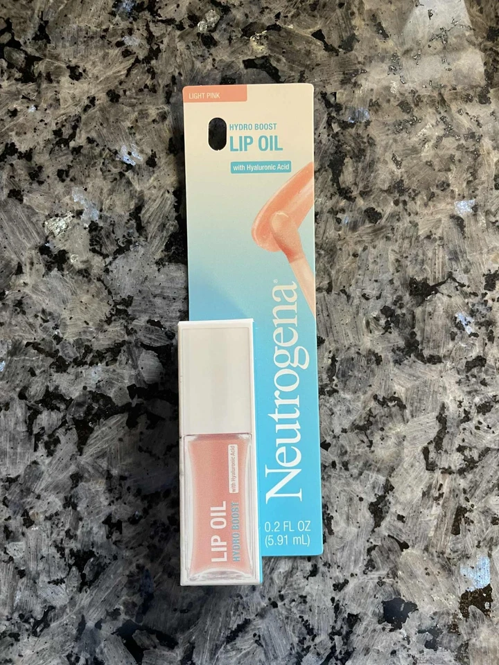 Neutrogena Hydro Boost Aceite Labial con Ácido Hialurónico Rosa Claro NUEVO Foto 1 de 1