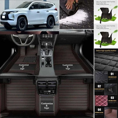 For Mitsubishi Montero Sport Car Floor Mats Carpet Waterproof Luxury Custom - Image 1 of 4