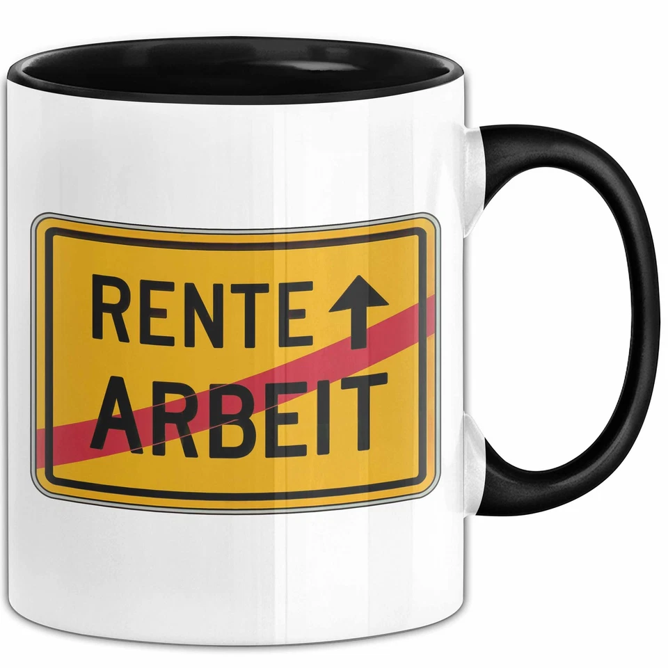 Rentner Tasse Geschenk Rente Arbeit Ruhestand - Bild 1 von 1