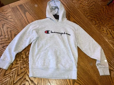 Sudadera con capucha gris Champion para niño talla 10/12 Foto 1 de 4