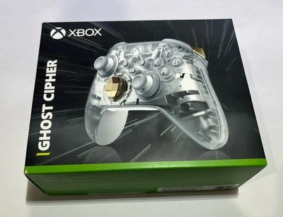 New Microsoft Xbox Wireless Controller, Ghost Cipher Special Edition (QAU-00157)