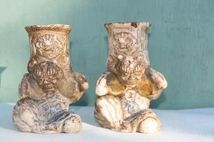 2 Kerzenhalter Japan Asien Oni - Bild 1 von 6