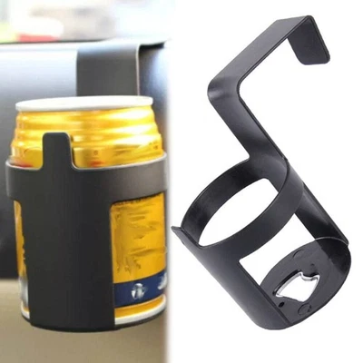 1x Universal Black Car Cup Holder Mount Water Bottle Mug Stand Drink Holder Tool - Image 1 of 4