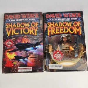 Shadow of Victory + Shadow of Freedom Honorverse Large HC Books David Weber ex l - Picture 1 of 9