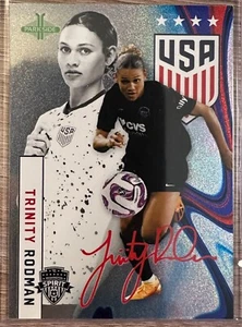 TRINITY RODMAN 2023 PARKSIDE USWNT ONE NATION ONE TEAM SP FOIL #10 #/124! - Picture 1 of 2