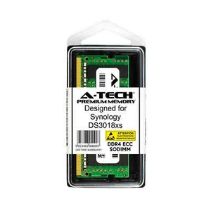 16GB DDR4-2400 ECC SODIMM Synology DiskStation DS723+ DS923+ DS3018xs Memory RAM - Picture 1 of 2