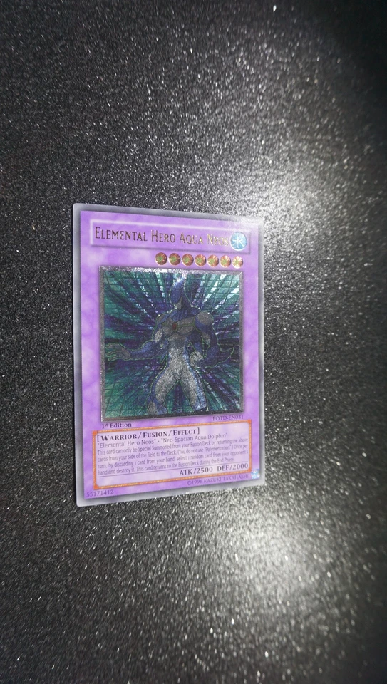 Yugioh ELEMENTAR-HELD AQUA NEOS , potd-en031 Ultimate Rare englisch NM 1st - Bild 1 von 4