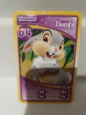 Morrisons Disneyland Paris 20th Anniversary Trading Card D4 THUMPER HOLOGRAPHIC 