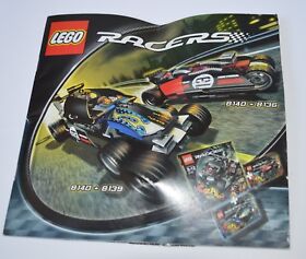 Lego  RACERS  MANUAL ONLY  8140 8136 8139