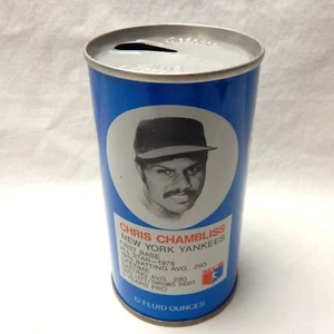Chris Chambliss New York Yankees 1977 RC Cola Royal Crown MLB Can - Picture 1 of 6