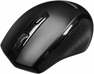 AmazonBasics Ergonomic Wireless PC Mouse - DPI adjustable - Black - Picture 1 of 6