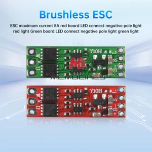 2S-3S DC5V-16V 8A Micro Brushless ESC Motor Speed Controller for Aircraft Model - Picture 1 of 26