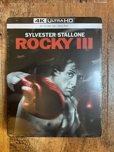 Rocky III 3 w. Steelbook (4K UHD + Blu-ray, 1982, EU Import, Region Free) *NEW* - Picture 1 of 4