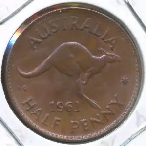 Australia 1961(p) Halfpenny 1/2d Elizabeth II - Uncirculated - Picture 1 of 3