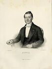 Antique Print Portrait Cornelis Boot Mayor Minister Neuman Desguerrois  Ca 1870