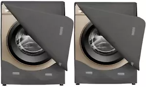 2-Pack Waterproof Washer and Dryer Covers with Zipper for Front-Loading Machines - Picture 1 of 12
