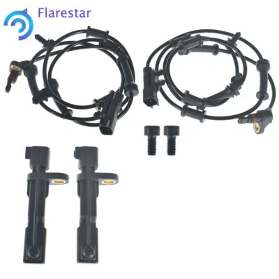 4 x ABS Wheel Speed Sensor Front+Rear L/R For Jeep Wrangler 2007-2017 3.8L V6 - Image 1 of 4