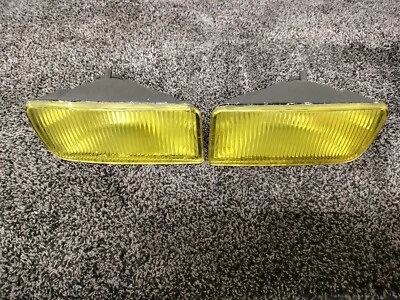 VW Corrado VR6 Front Turn Signal Lamps Assemblies French Yellow - Image 1 of 4