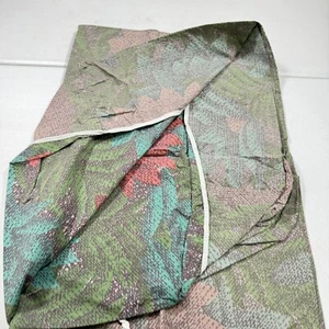 vintage martex fitted sheet twin green red floral cotton blend y2k 90s 80s usa - Picture 1 of 12